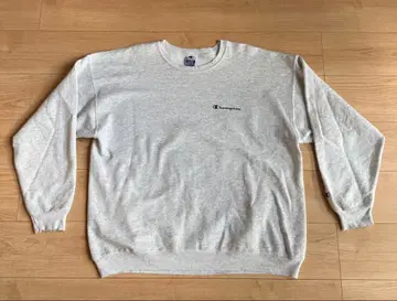 Champion 그레이 크루넥 맨투맨