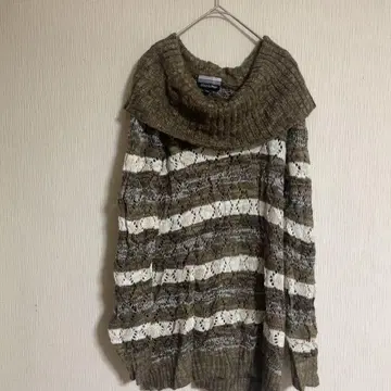 1점 allisonbrittney 니트 스웨터 보트넥 [ M ]