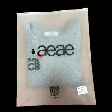 aeae 긴팔 티셔츠 그레이 한국