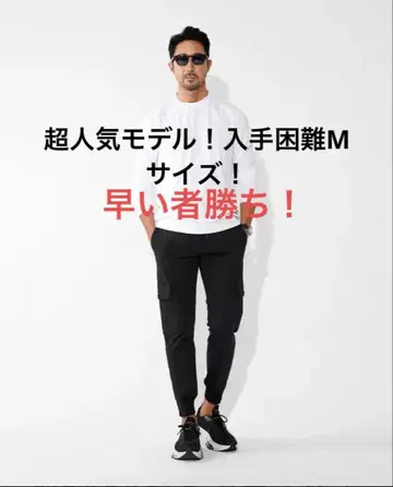 K-3B 104_N 24HR-WEARABLE 카고 조거 블랙