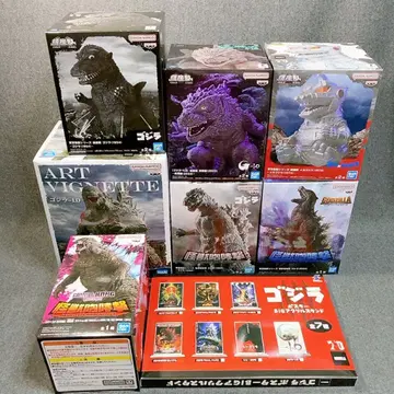 미개봉 8점 고질라 피규어 아크릴 스탠드 프라이스 묶음 판매