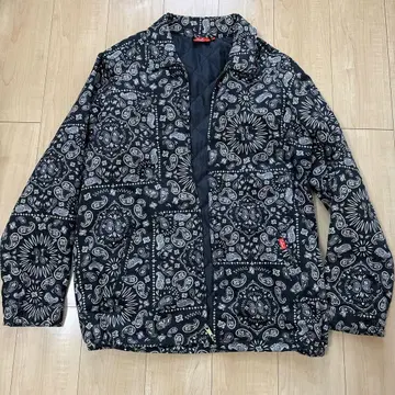 Cookman 페이즐리 무늬 퀼팅 자켓 XL