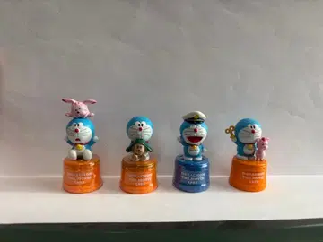 [ 미개봉 3개 ] [ 개봉 완료 1개 ] 도라에몽 핫토모토 스탬프