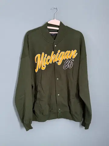 Michigan 86 바시티 자켓 자켓