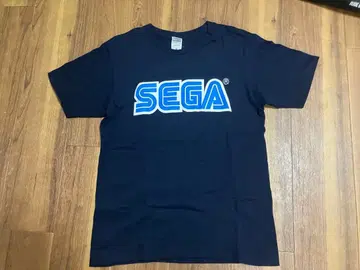 SEGA 로고 프린트 T셔츠 네이비 M 사이즈 세가