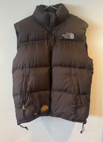 THE NORTH FACE 다운 베스트 다크 브라운