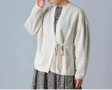 TOWAVASE 파니에 가디건 (2겹) / 아이보리