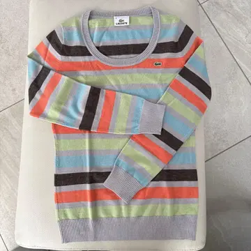 LACOSTE 스트라이프 스웨터 38