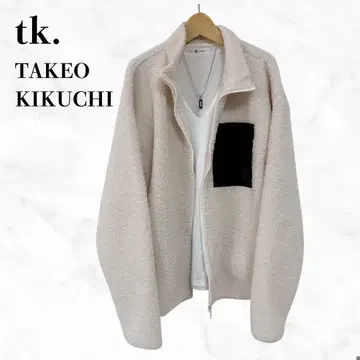 tk.TAKEO KIKUCHI 보아 플리스 자켓 보아 자켓