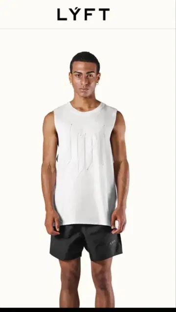 완판템 Lyft 탱크탑 화이트 S 사이즈