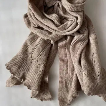 허그아워 스카프 브라운