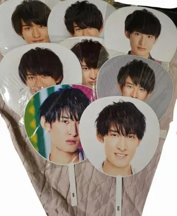 Snow Man 무카이 코지 부채 세트