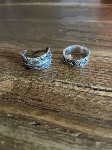 실버 반지 2세트 fivepoinz