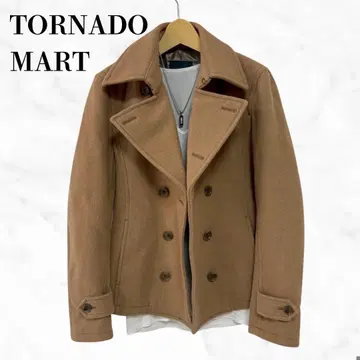 TORNADO MART ZERO 피코트 카멜 아우터 멜톤 코트