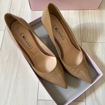 DIANA 베이지 스틸레토 하이힐 [ 24cm ]