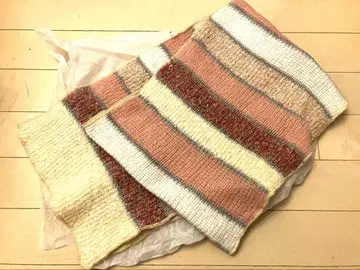 인기 상품 io 아쉬페 프랑스 이오 멀티 보더 머플러 핑크