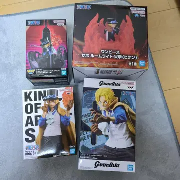 원피스 사보 VS 오로성 룸 라이트 월드 컬렉션 4체 세트