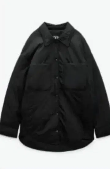 ZARA 블랙 다운 자켓