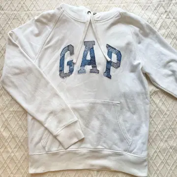 GAP 화이트 후드 부착 후드티