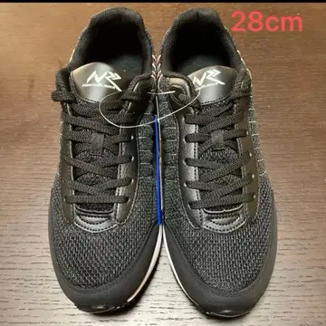 NISSIN RUBBER 스니커즈 28cm 남성용 블랙