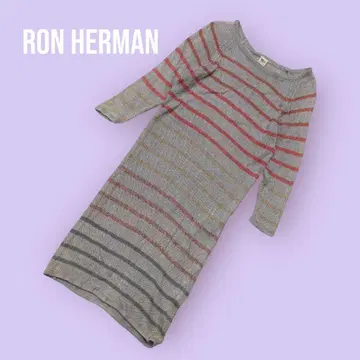 RON HERMAN 스트라이프 니트 롱 원피스 XS 사이즈 S1115