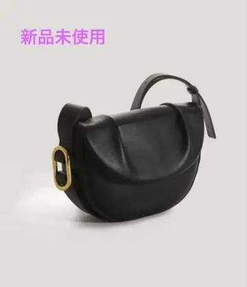 NiiNA 원 핸들 하프문 백 숄더백 블랙