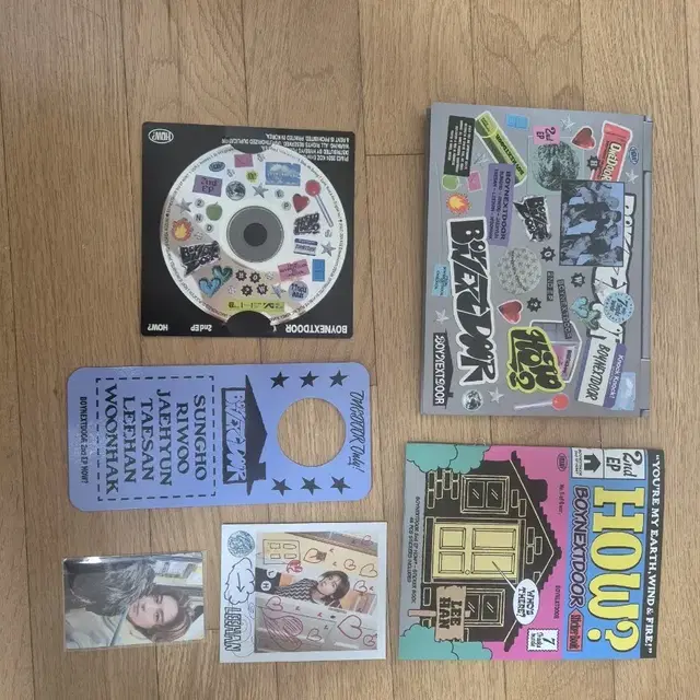 보넥도 how 스티커 버전 앨범 이한 풀세트