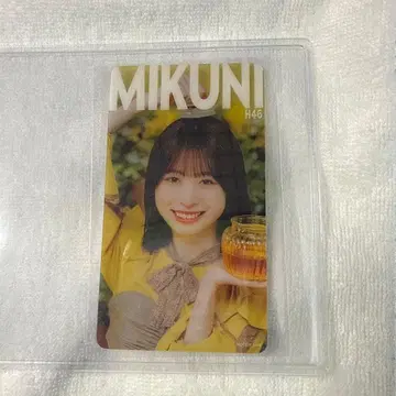 히나타자카46 타카하시 미쿠니 히나코레 B상 클리어 카드 하치미츠