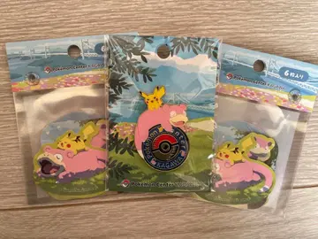 포켓몬 센터 카가와 야돈 피카츄 로고 핀즈 스티커