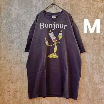 SAINT 봉주르 미녀와 야수 반팔 T셔츠 M