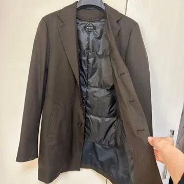 체스터 코트 다운 브라운