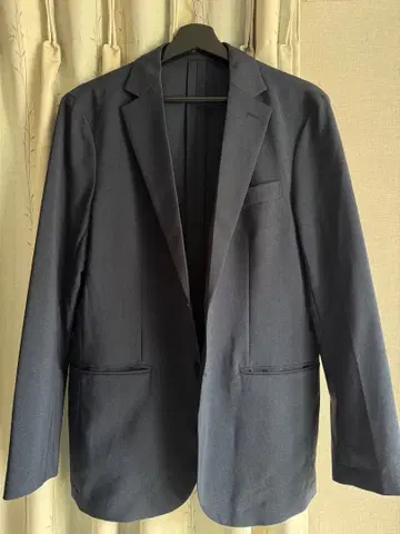 GU 워셔블 테일러드 자켓 셋업 M 사이즈 네이비