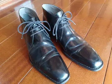 블랙 하이컷 비즈니스 슈즈