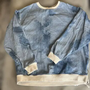 ZARA 자라 데미지 데님 트레이닝복 맨투맨 오버 사이즈