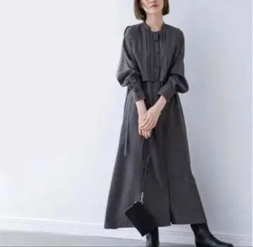 apart by lowrys 핀턱 후 원피스