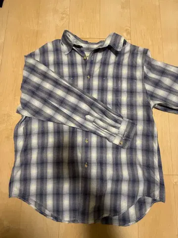 Eddie Bauer 체크 무늬 긴팔 셔츠 L 사이즈