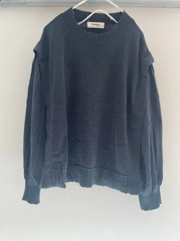 tumugu 랜덤 리브 니트 풀오버