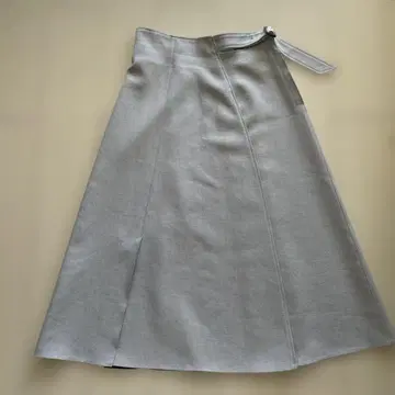 ADORE 블루 그레이 플레어 스커트 38