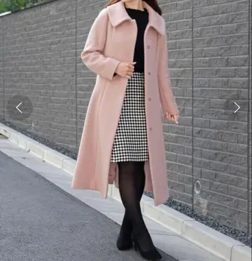 STRAWBERRY FIELDS 롱 코트 핑크