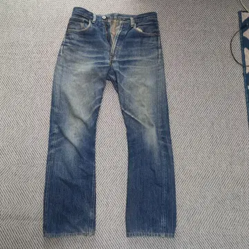 S501XX 31-36 스트레이트 데님 블루