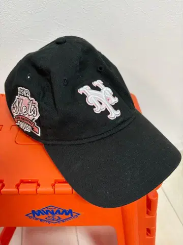 Mets 야구 모자 블랙