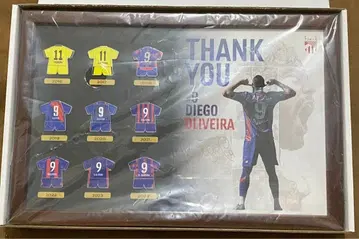 디에고 올리베이라 선수 은퇴 메모리얼 역대 유니폼 핀 배지 세트