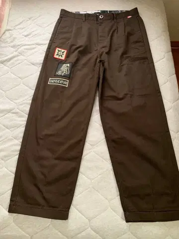 VOLCOM Yusuke Services 팬츠 다크 브라운