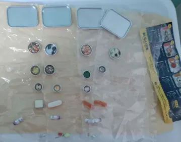 맛있는 급식 캡슐 토이 4종 세트