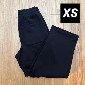 유니클로 UNIQLO C 맨투맨 와이드 팬츠 블랙 XS