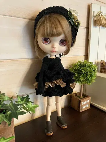 네오 브라이스 아웃핏 크리스마스 프릴 원피스 세트