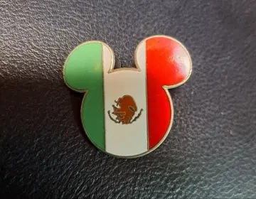미키마우스 멕시코 국기 핀 배지 빈티지