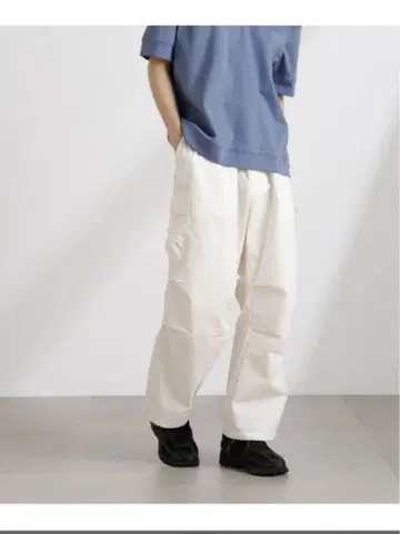 #nano universe 워크 팬츠 코튼 나일론