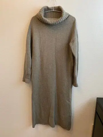 Spick & Span 그레이 터틀넥 원피스