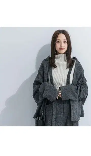 antiqua 울풍 노카라 테일러드 자켓